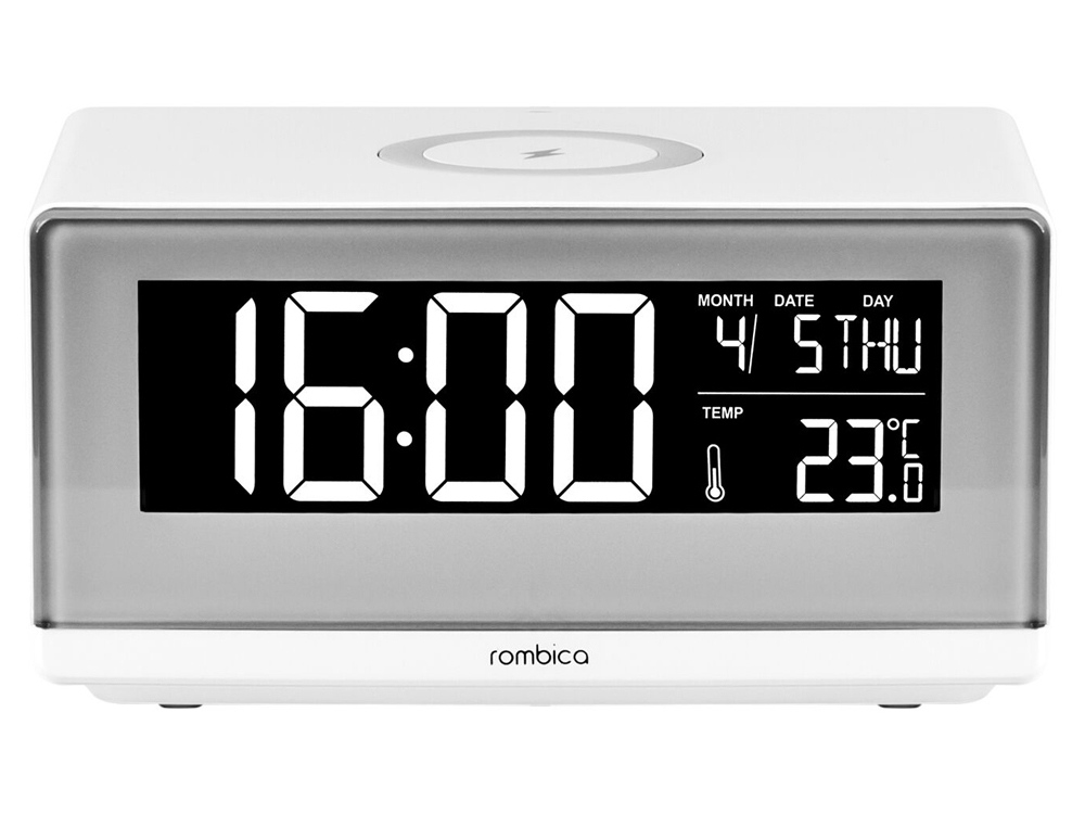картинка Часы с беспроводным зарядным устройством Timebox 2 