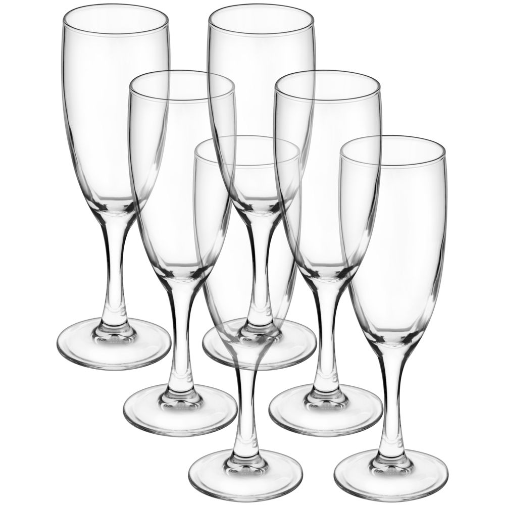 картинка Набор из 6 бокалов для шампанского «Французский ресторанчик» 