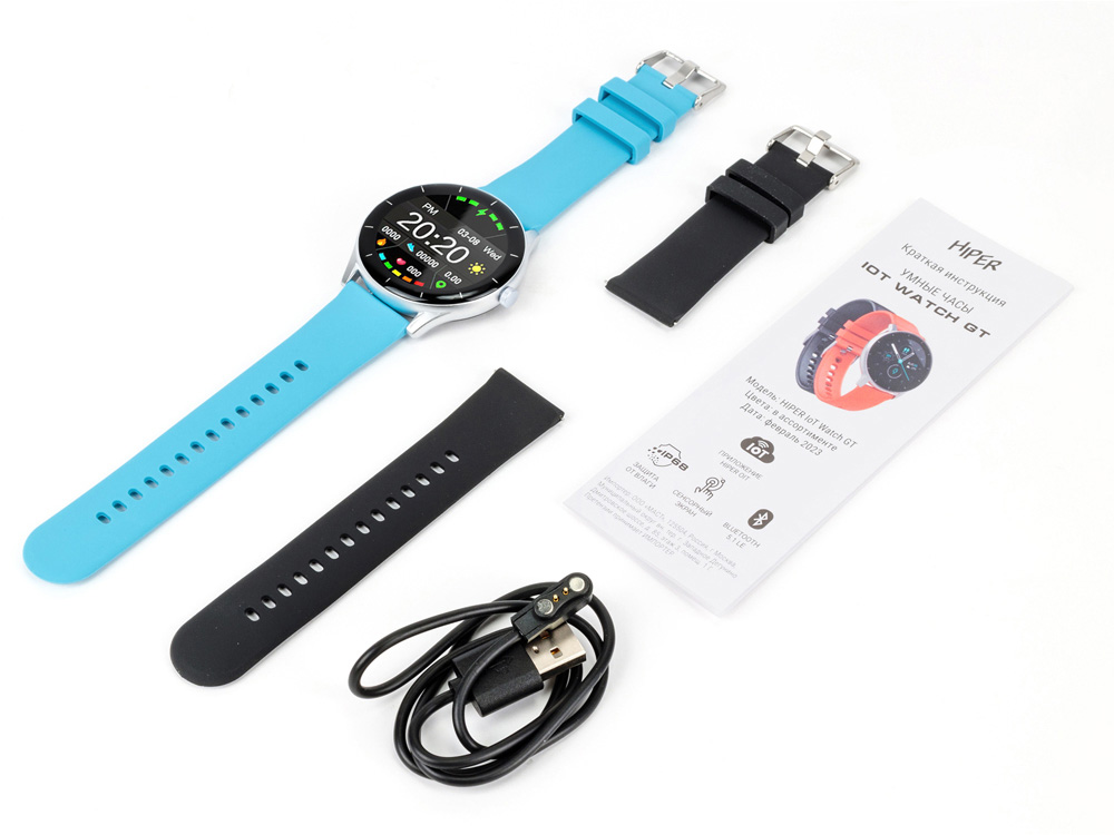 картинка Умные часы IoT Watch GT, 2 ремешка в комплекте 
