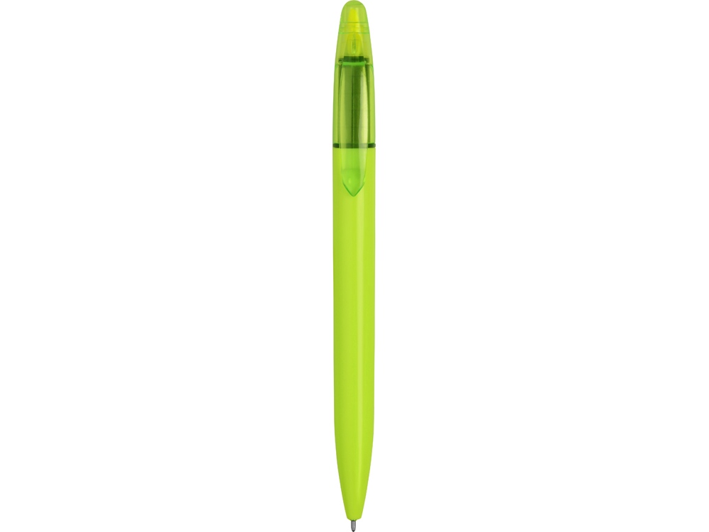 картинка Ручка пластиковая шариковая Mark с хайлайтером 