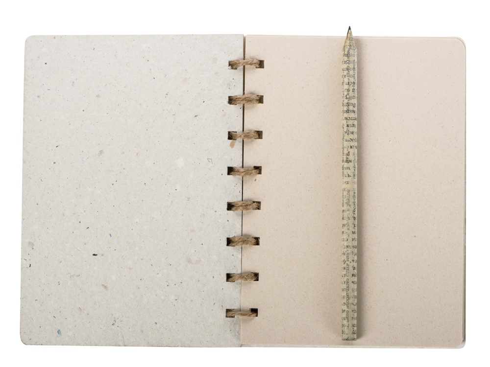 картинка Блокнот А6 с бумажным карандашом и семенами цветов микс