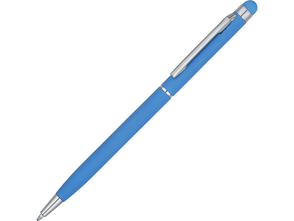 картинка Ручка-стилус металлическая шариковая Jucy Soft soft-touch