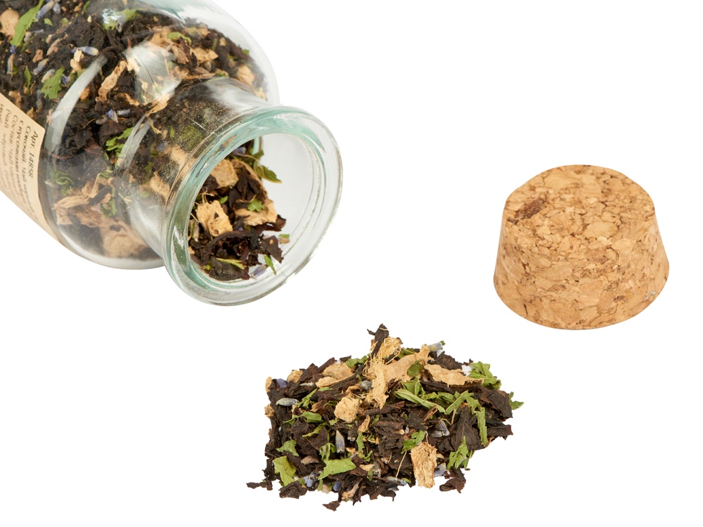 картинка Чай черный, с соком имбиря, лавандой и мятой, мини 