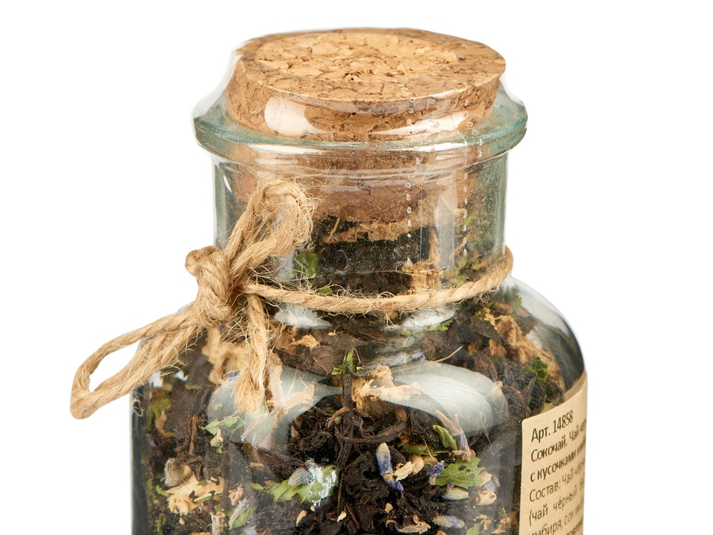 картинка Чай черный, с соком имбиря, лавандой и мятой, мини 