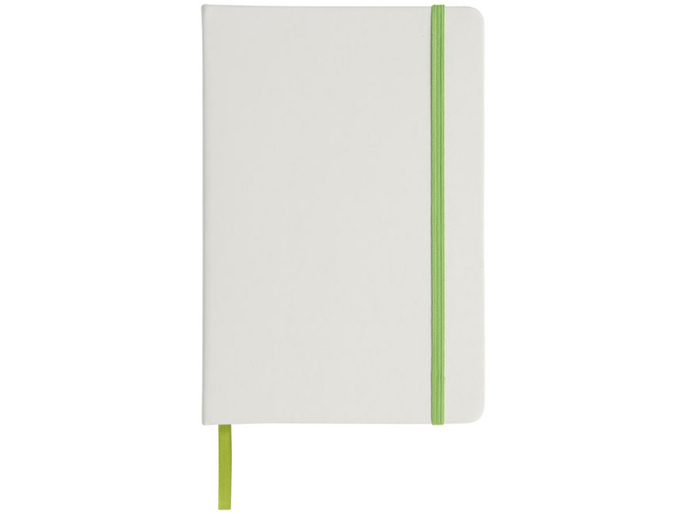 картинка Блокнот А5 Spectrum с белой обложкой и цветной резинкой