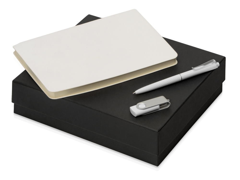 картинка Подарочный набор Notepeno с блокнотом А5, флешкой и ручкой