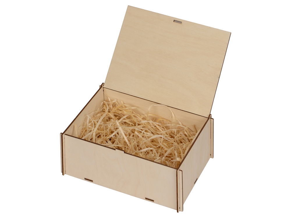 картинка Деревянная коробка с наполнителем-стружкой Ларь 