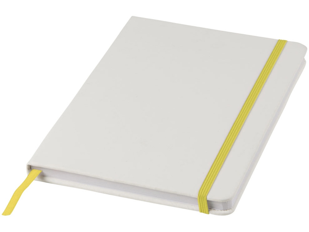 картинка Блокнот А5 Spectrum с белой обложкой и цветной резинкой
