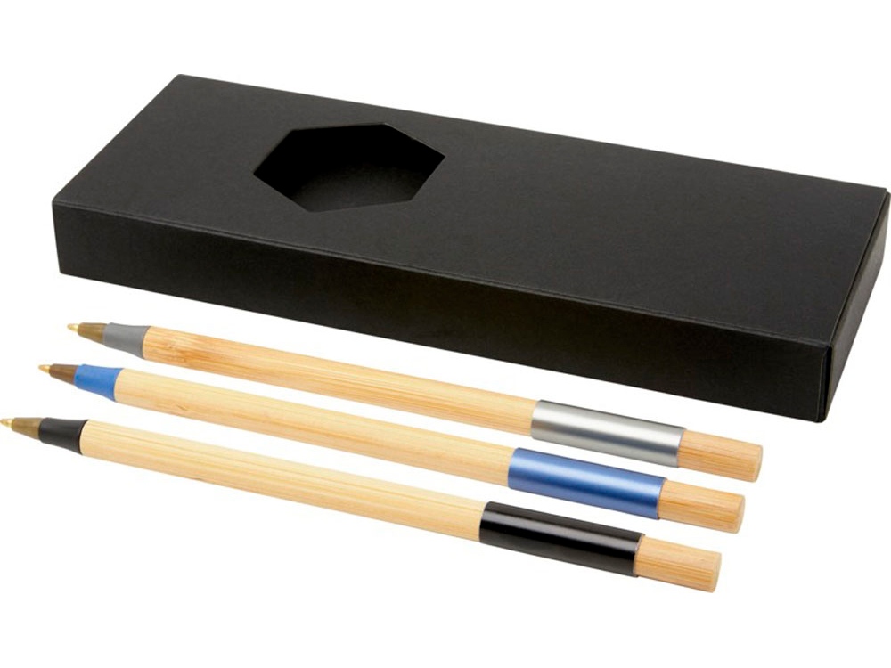 картинка Подарочный набор Kerf с тремя бамбуковыми ручками 