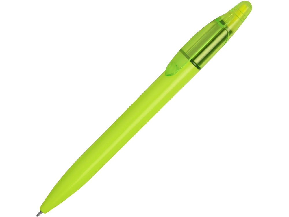 картинка Ручка пластиковая шариковая Mark с хайлайтером 