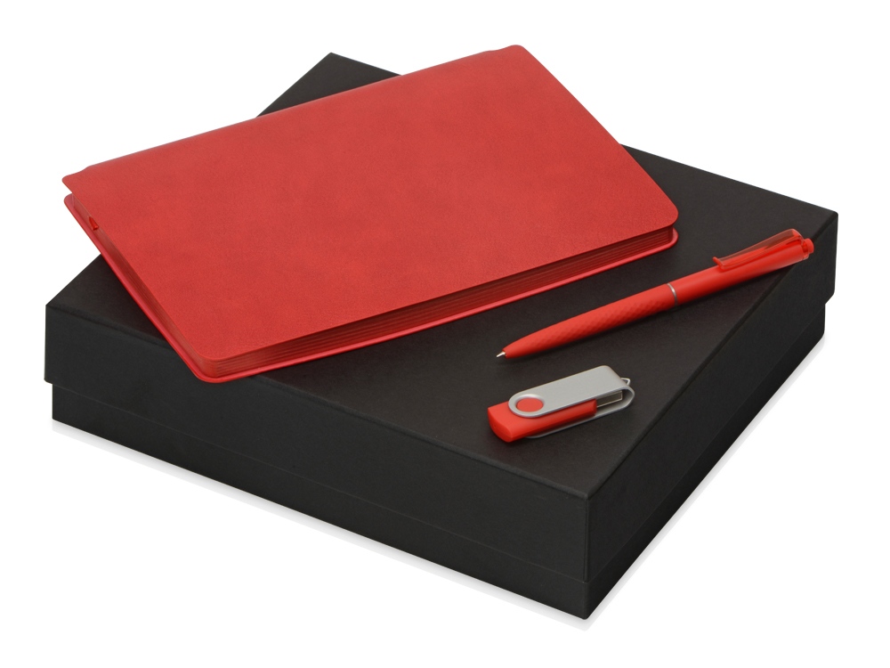 картинка Подарочный набор Notepeno с блокнотом А5, флешкой и ручкой 