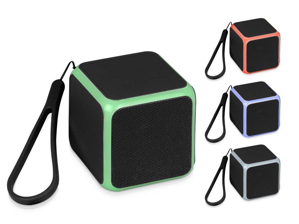 картинка Портативная колонка Cube с подсветкой 