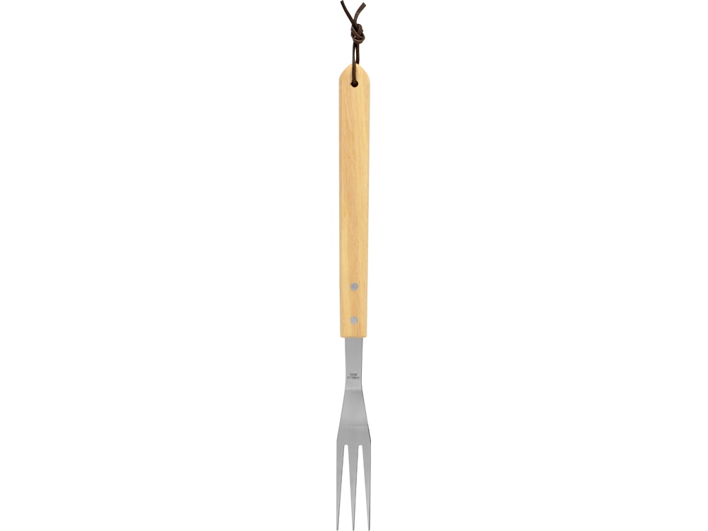 картинка Вилка для барбекю с деревянной ручкой BBQ 