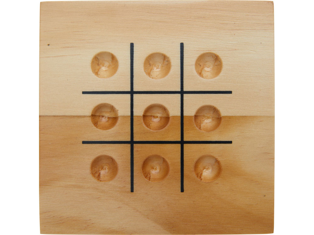 картинка Деревянная игра в крестики-нолики Strobus 